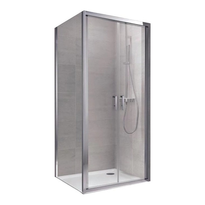 Душова кабіна Koller Pool Neon-S ND90C+S90C 90x90x190 хром/прозора без піддону