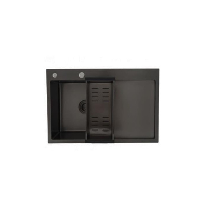 Кухонна мийка GAPPO GS 7850-6R (чорний)