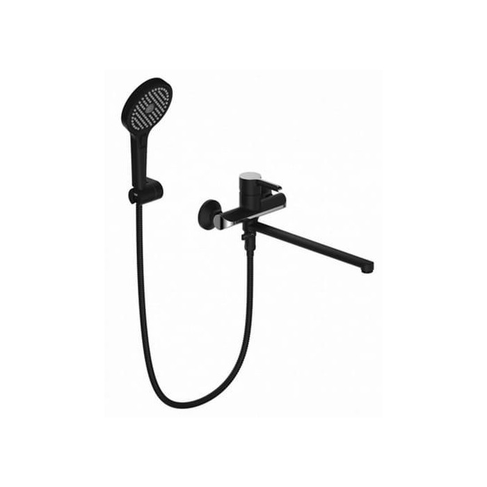 Смеситель для ванны Gappo G2203-6 (черный/хром)