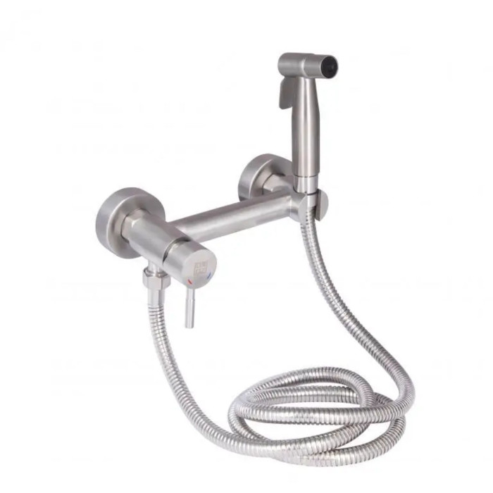 Набор для гигиенического душа со смесителем Lidz Aria 110 Nickel (LDARI110NKS43393)