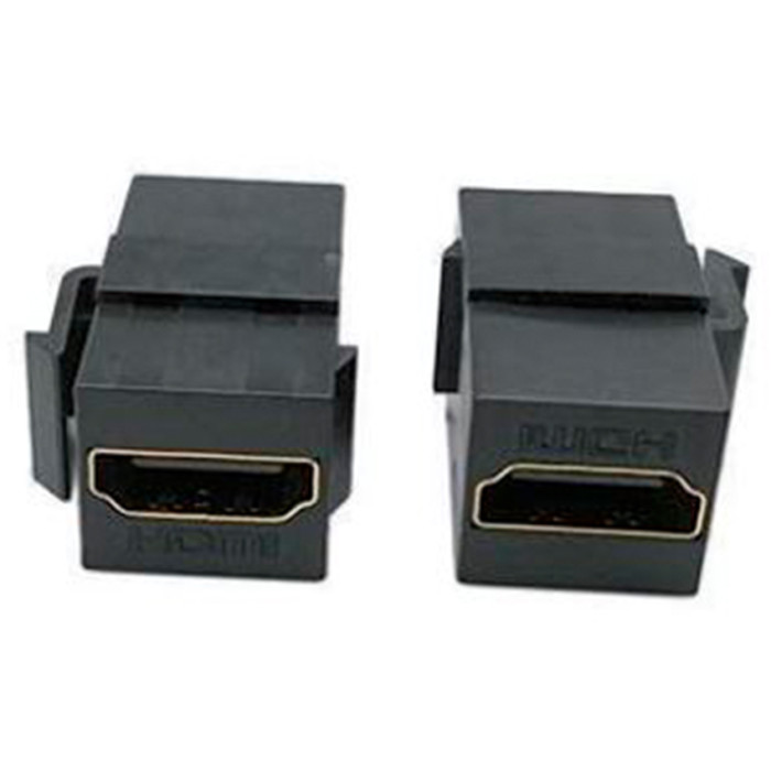 Конектор ASA Plastici HDMI (560.010.00007) для розеткових блоків VersaPRO чорний