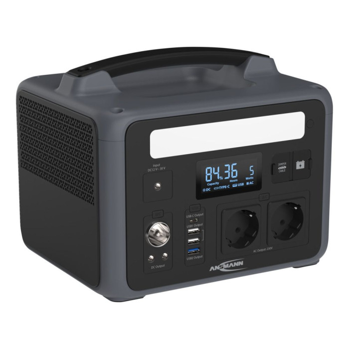 Зарядна станція Ansmann PS600AC-600W-640Wh-cb