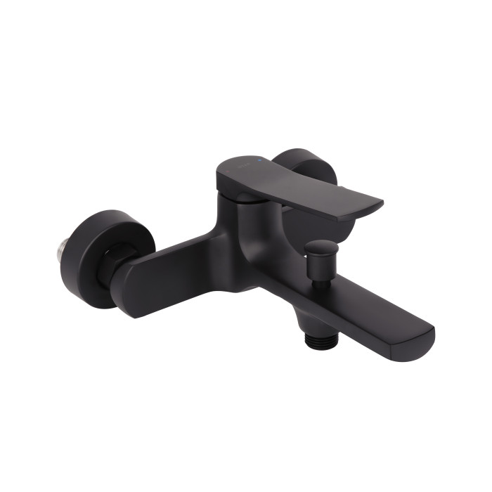 Змішувач для ванни Qtap Slavonice QTSLA259BLM45918 Black Matt (SD00052042)