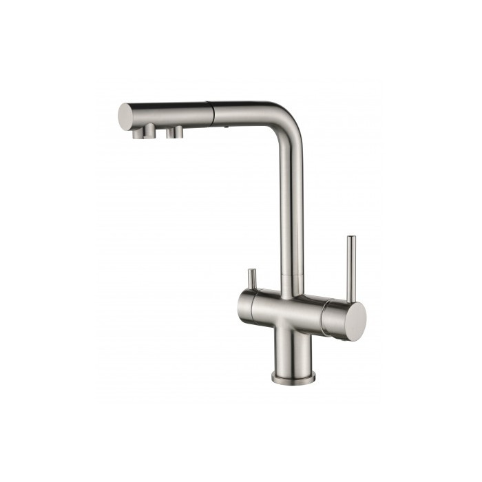Змішувач для кухні HELIKA - AKVADUO PLUS 2683 Nickel Satin 002