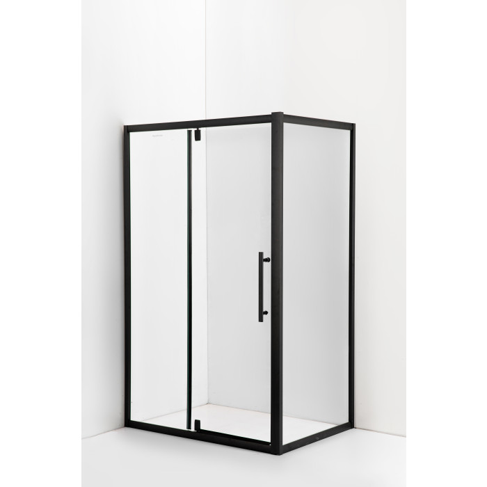 Душевая кабина AquaStream Ethos 110S Swing ALL BLACKS без піддону 18 767