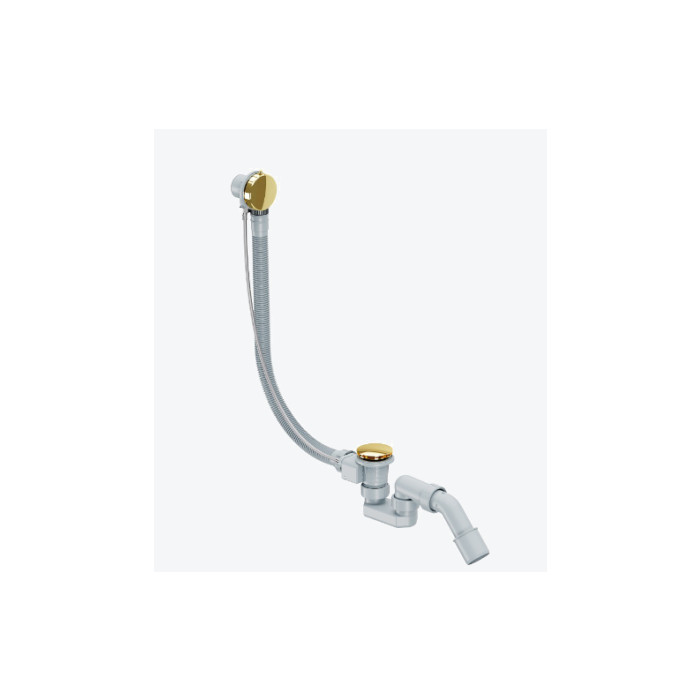 Злив-перелив для ванни 57 см Excellent Simple 2.0 автомат золото (ARIN.3157GL)