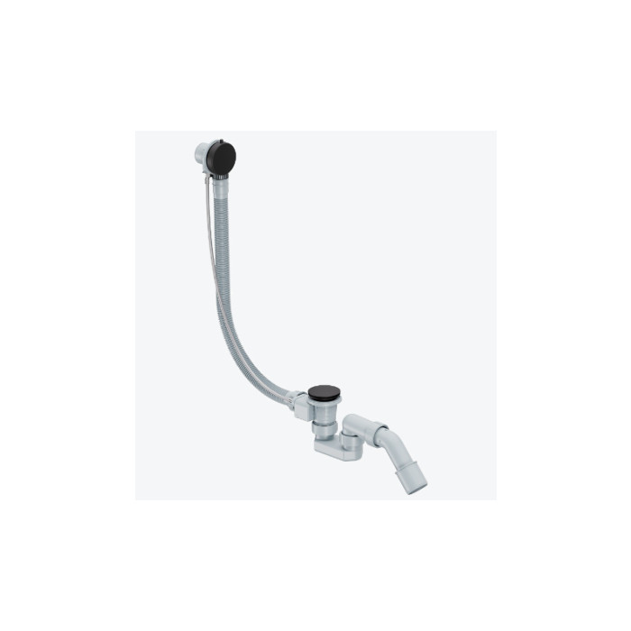 Злив-перелив для ванни 80 см Excellent Simple 2.0 автомат чорний (ARIN.3180BL)