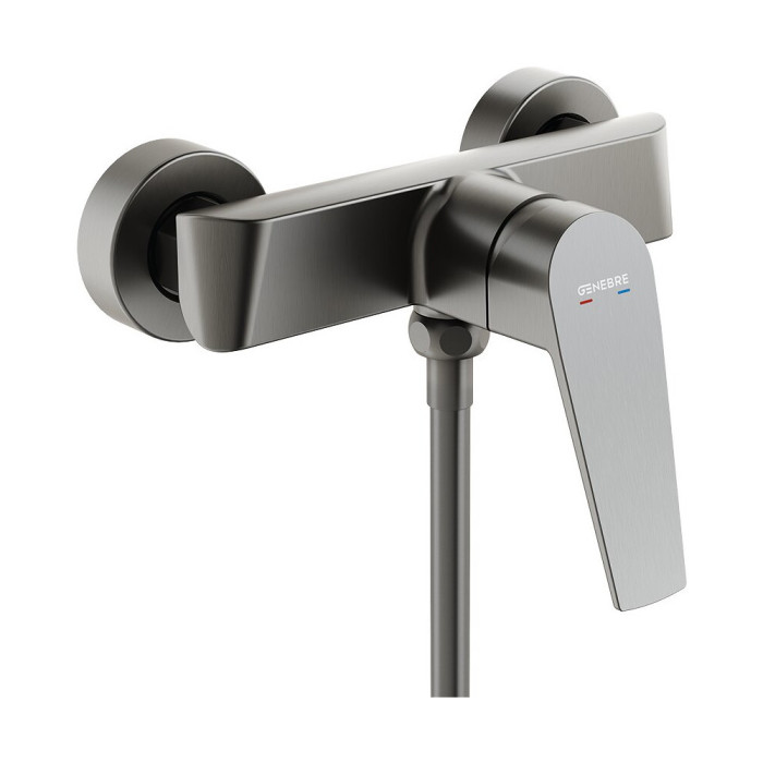 Смеситель для душа GENEBRE  KLOE Brushed Metal Графит 69110345266