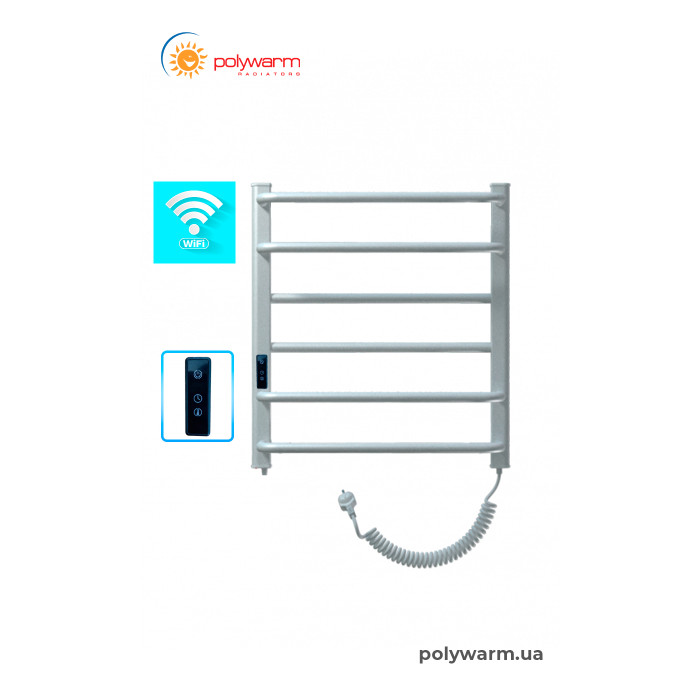 Електрична рушникосушка сухого типу Polywarm ED6/65 Sensor Wi-Fi