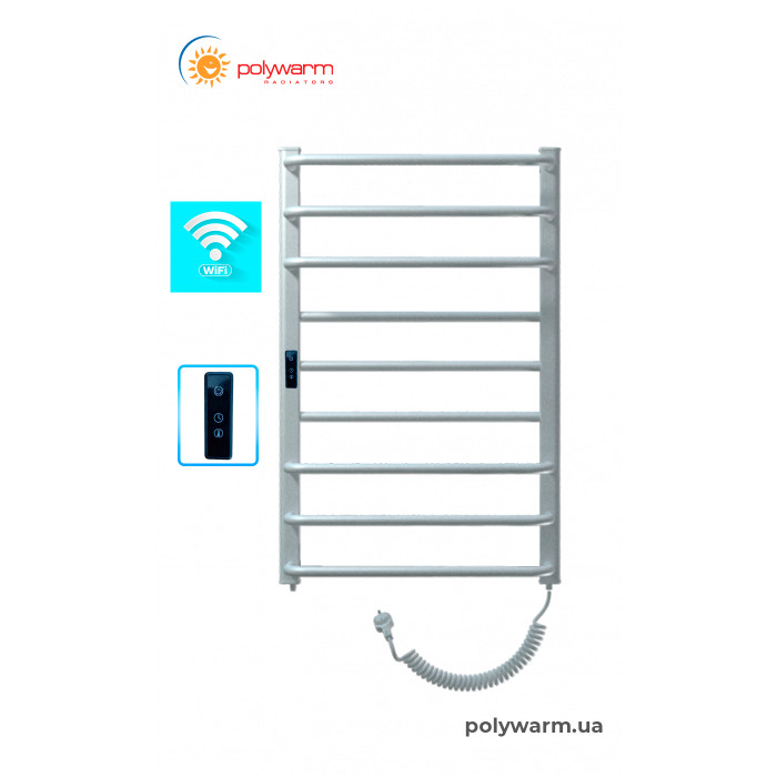 Електрична рушникосушка сухого типу Polywarm ED9/65 Sensor Wi-Fi