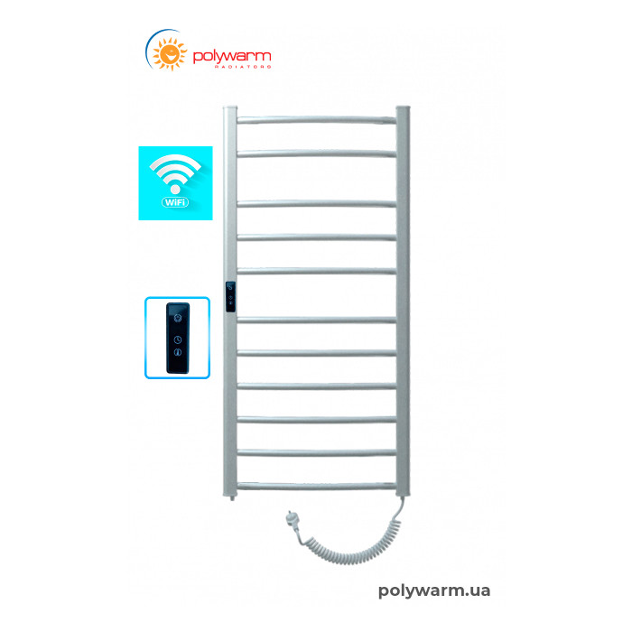 Електрична рушникосушка сухого типу Polywarm EG11/55 Sensor Wi-Fi