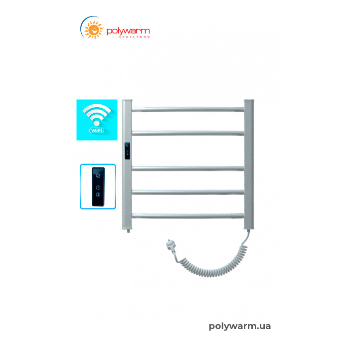 Електрична рушникосушка сухого типу Polywarm EG5/65 Sensor Wi-Fi