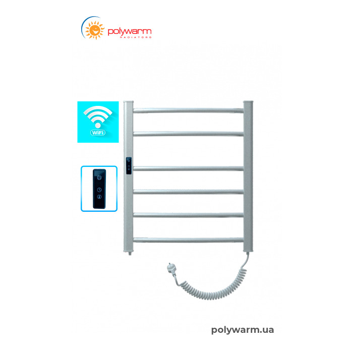 Електрична рушникосушка сухого типу Polywarm EG6/45 Sensor Wi-Fi