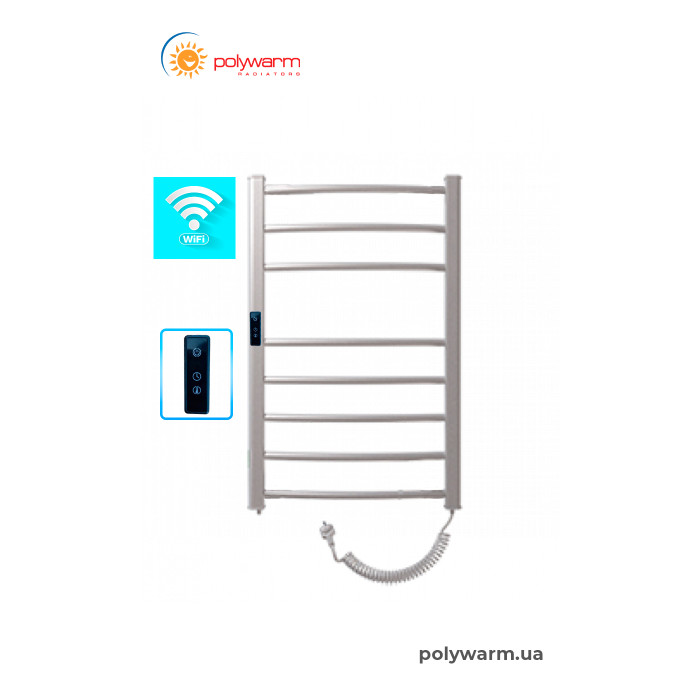 Електрична рушникосушка сухого типу Polywarm EG8/65 Sensor Wi-Fi