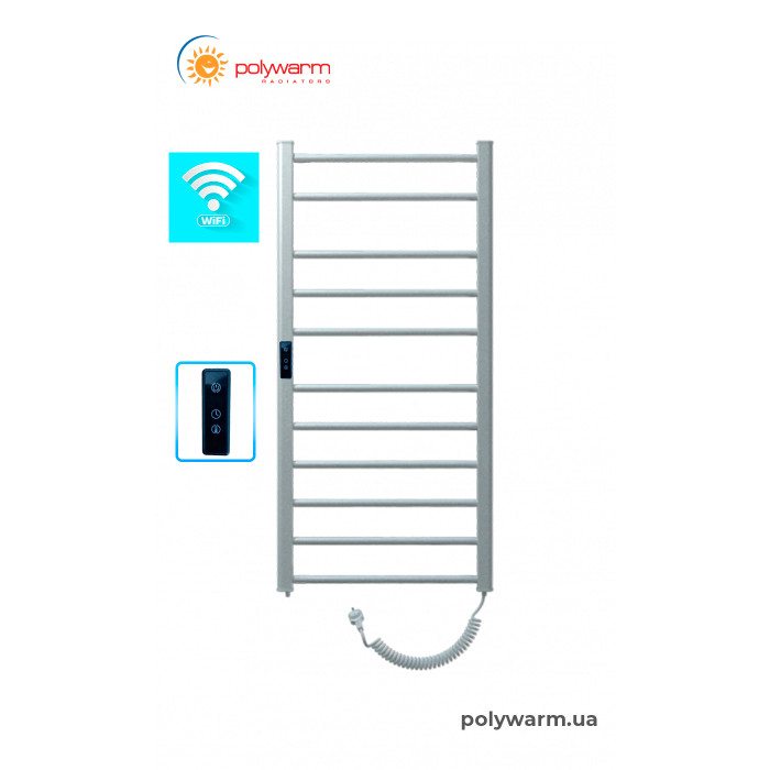 Електрична рушникосушка сухого типу Polywarm ER11/55 Sensor Wi-Fi
