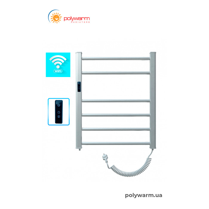 Електрична рушникосушка сухого типу Polywarm ER6/65 Sensor Wi-Fi	 