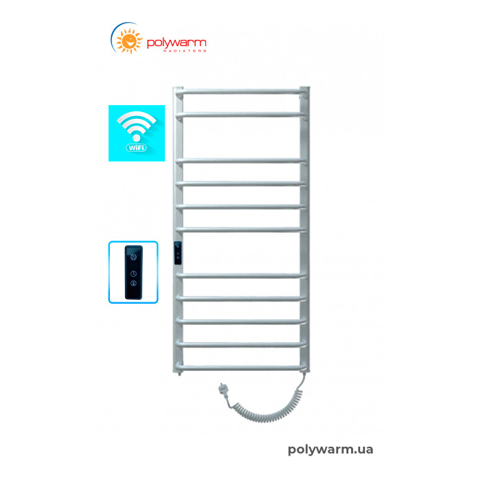 Електрична рушникосушка сухого типу Polywarm EU11/55 Sensor Wi-Fi