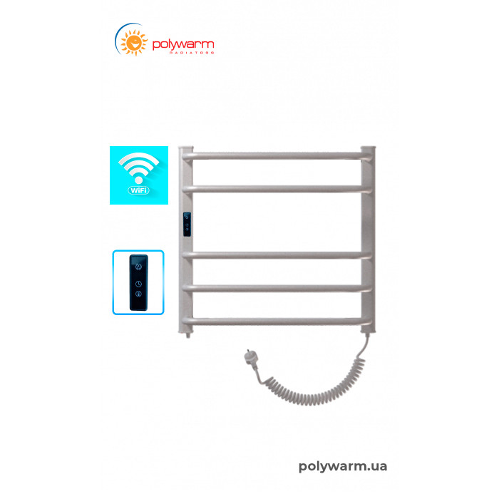 Електрична рушникосушка сухого типу Polywarm EU5/65 Sensor Wi-Fi