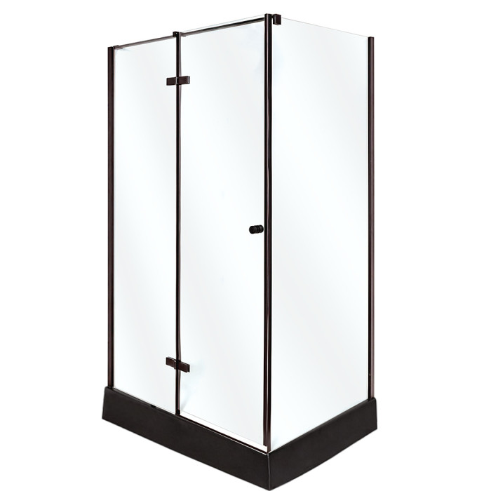 Душевая кабина INSANA Adriana Black M 100х80х210 мелкий поддон 14см ( А0051343 )