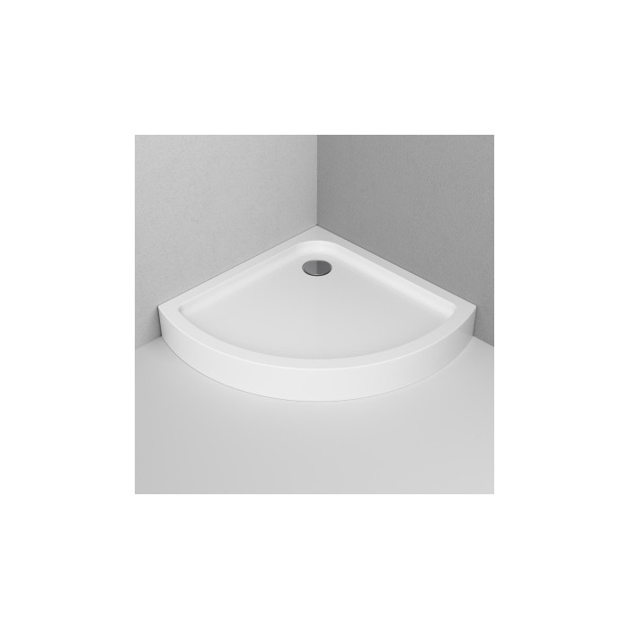 Поддон для душ.  ограждения, 90x90, белый акрил AM.PM Solo Slide W83UT-315-090W Like