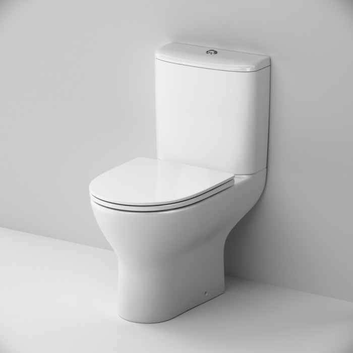 Унитаз-компакт без ободка с сиденьем микролифт Damixa DX36C8601SC Scandinavian Pure