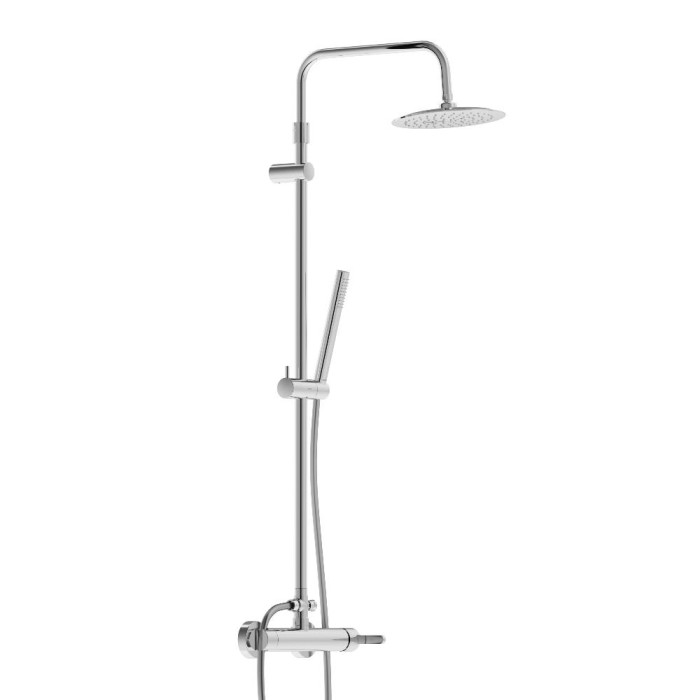 Душевая система с душевым смесителем, хром Damixa 936710000 Scandinavian Pure