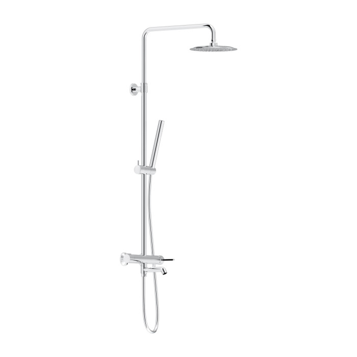 Душевая система с душевым смесителем, хром Damixa 936740000 Scandinavian Pure