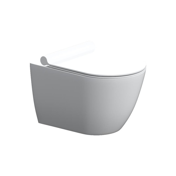 Унитаз подвесной безободковый с сидением микролифт Damixa DX36C1701SC Scandinavian Pure