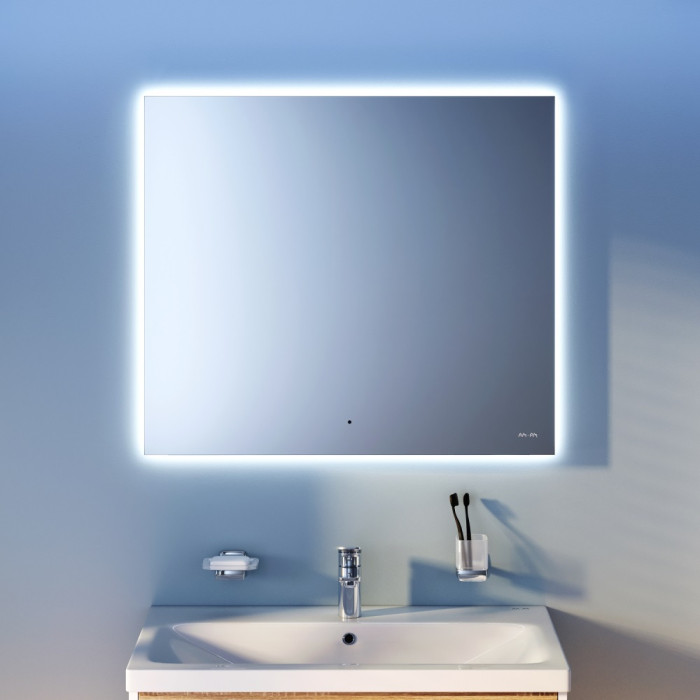 Зеркало с интерьерной Led подсветкой, сенсором, 80 см AM.PM M85MOX10801WG38 X-Joy