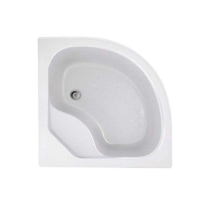 Душевой поддон Lidz KAPIELKA ST90x90x41 Высокий Полукруглый Акрил (LKAST909041)