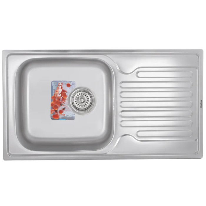 Кухонна мийка Haiba 78x50 (Satin) врізна, нержавіюча сталь (HB0647)