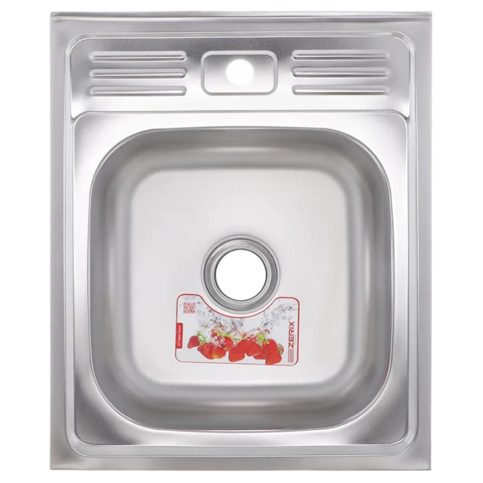 Кухонна мийка Zerix Z5060-04-160E (Satin) (ZX1610)