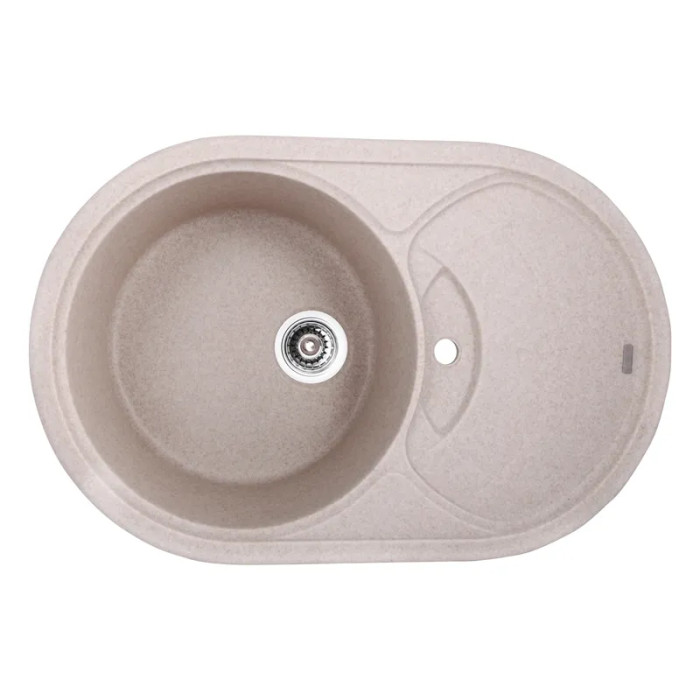 Гранітна кухонна мийка Haiba HB8310-G319 sand 780x500x220 (HB0977)