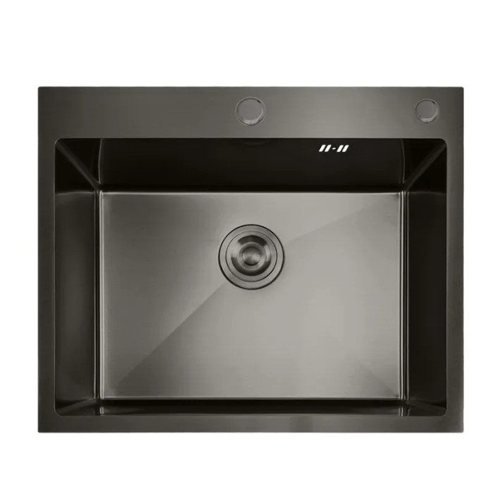 Мийка Mixxus MH5843 Nano-Black з нерж. сталі (колір графіт)