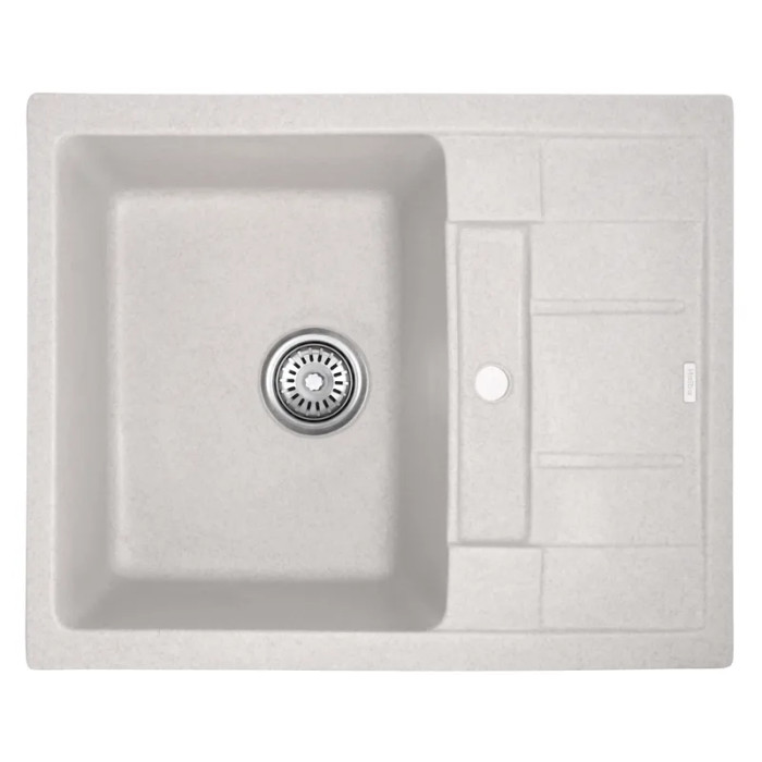 Гранітна кухонна мийка Haiba HB8210-G322 Beige 620x500x200 (HB0986)