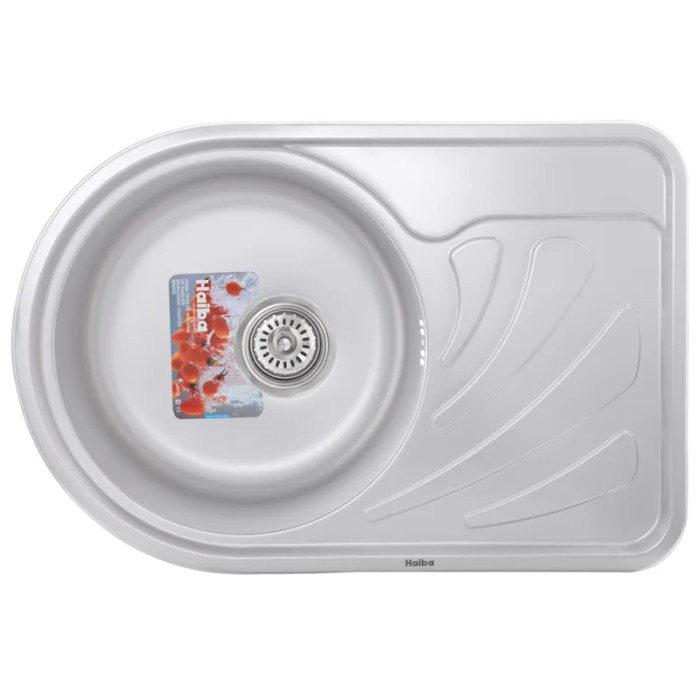 Кухонна мийка Haiba 67x44 (Satin) HB0649