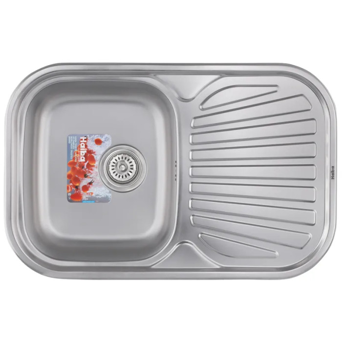 Кухонна мийка HAIBA 74x48 (satin) HB0561