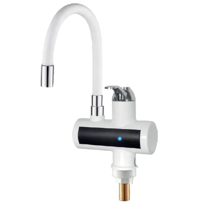Проточный водонагреватель Zerix ELW21-F-WHITE 3,3 kW с силиконовым изливом, на мойку (ZX5859)