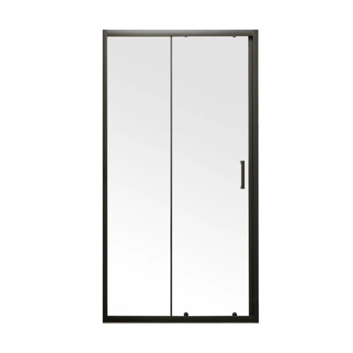 Двери в нишу MIXXUS Premium DIVERSE SD01-100X185-TR Black прозрачное стекло 5мм (MI6876)