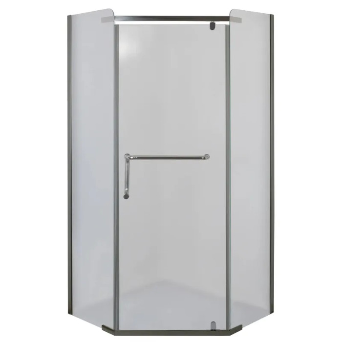 Душевая кабина с низким поддоном Mixxus LINES SCT01-90X90X198-TR GRAPHITE прозрачное стекло 6мм (MI6914)