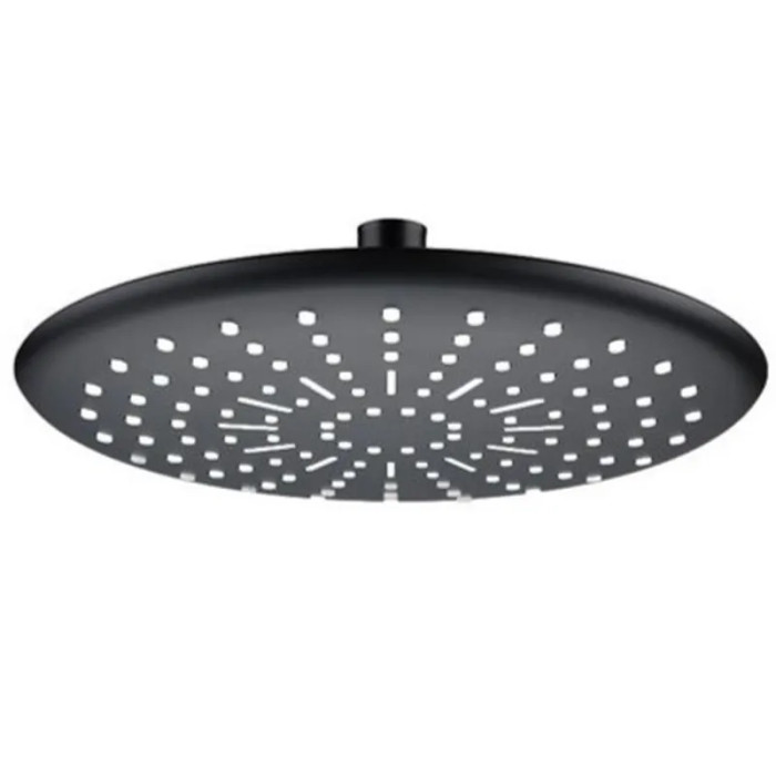 Лійка для душу стельова Mixxus SH-15-OH Black (230мм) (LE2783)