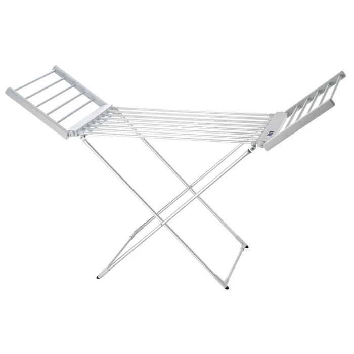Електрична сушарка для білизни Zerix Comfort EDC-53148-T-Silver з таймером (ZX4929)