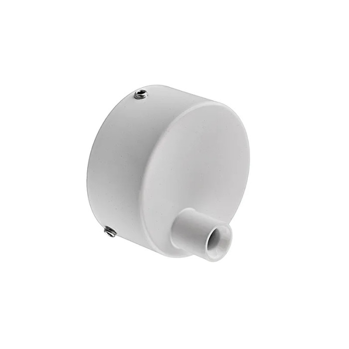 Чашка декоративна Mixxus TCC-01 WHITE (кругла) для маскування кабелю (колір білий) (MI6639)