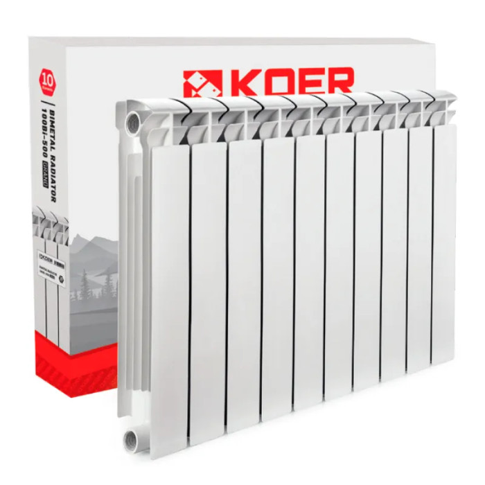 Биметаллический радиатор Koer 100 Bimetal-500 Grand (KR5145) - 1 секция