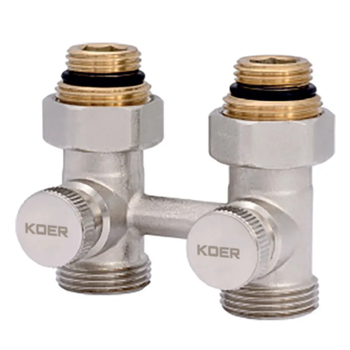 Вузол нижнього підключення радіатора прямий 3/4'' Koer KR.1131 (KR2815)