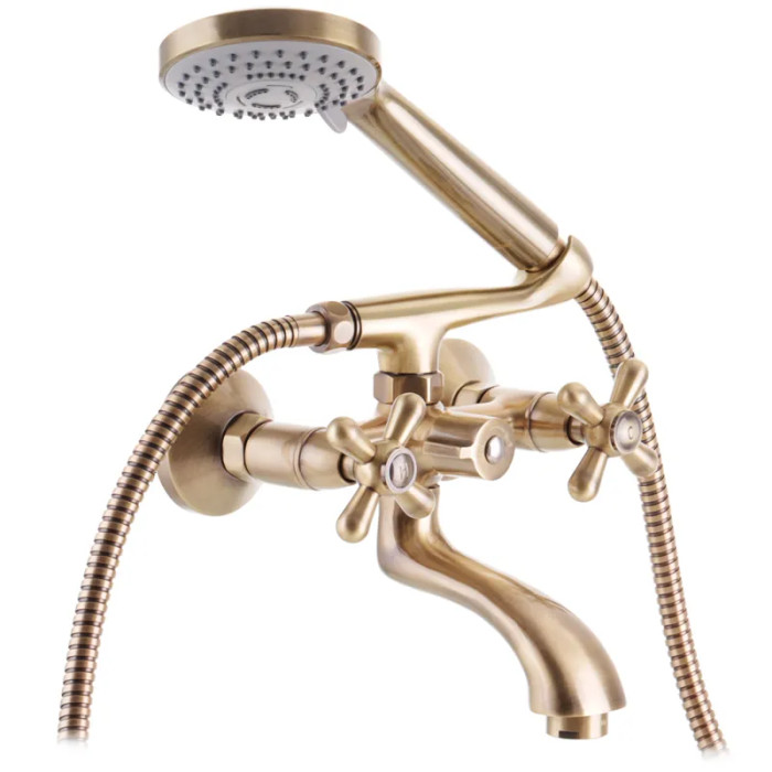 Смеситель для ванны Haiba Dominox 142 Euro бронзовый (HB3938)