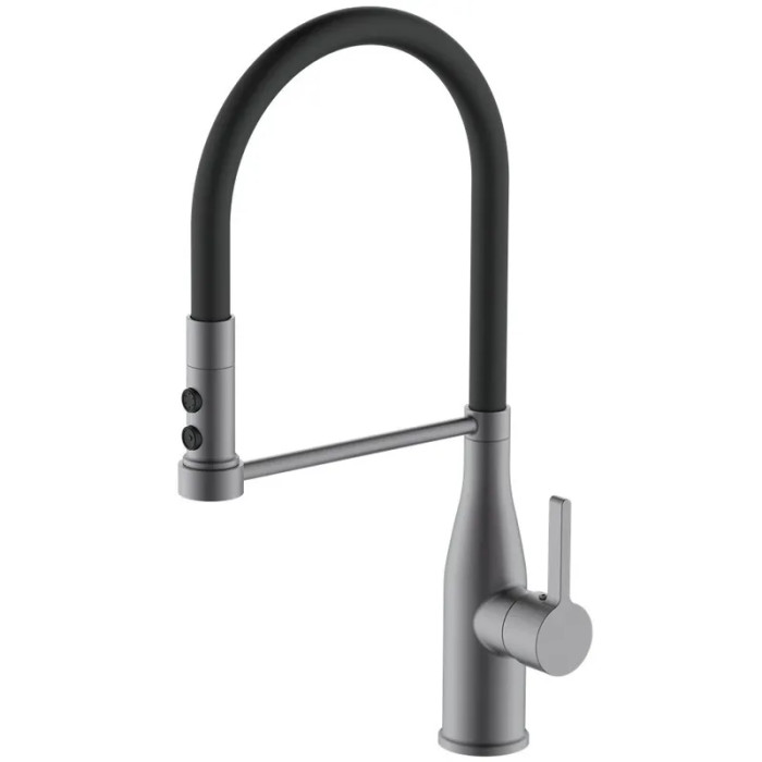 Змішувач для кухні Mixxus Premium Summer 017 GRAPHITE REFL.BLACK (MI6962)