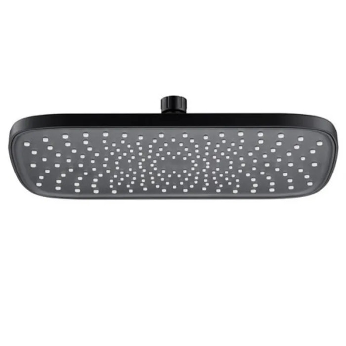 Верхній душ Mixxus SH-18-OH Black (300x200 мм) (LE2791)