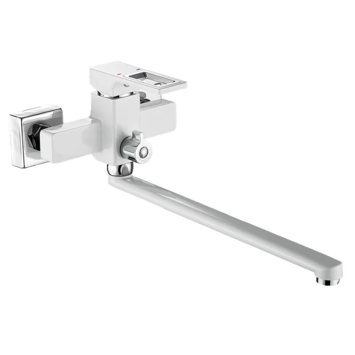 Змішувач для ванни Mixxus Premium DANTE 006 EURO White-Chrome (MI6794)