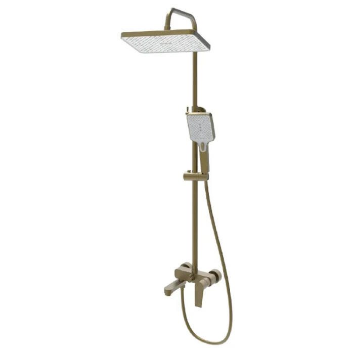 Душова колона Haiba MILANO 003-J BRUSHED GOLD (HB9620)